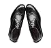 Produktbild MSM Männer Blockschuhe Leder Glatt Oberen Bequemen Kleid Schuhe Business Casual Schwarz Braun