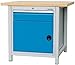 Produktbild Kasten - Werkbank Serie 810 mit 2 Schubladen BLH 75 mm und 1 Flügeltür 450 mm Werkbank