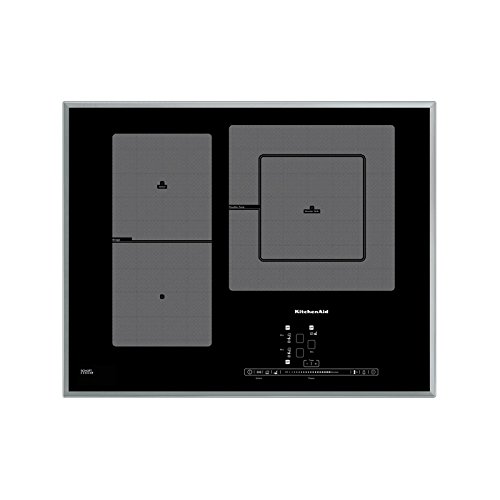 KitchenAid khip3 65510 Plaque – Plaque (intégré, induction, Verre et Céramique, noir,...