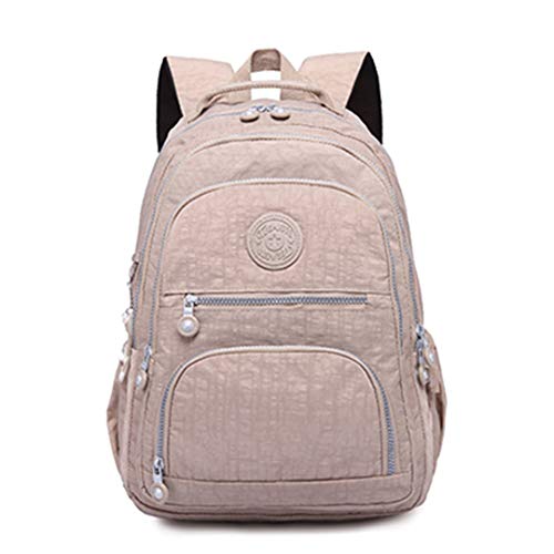 Preisvergleich Produktbild Rucksäcke Frauen Schulrucksack Für Teenager Weibliche Mujer Laptop Bagpack Reisetasche Khaki 33Cmx16Cmx47Cm 1377
