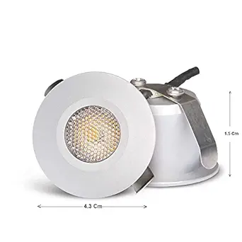 Philips 2-Watt LED Spot Light ( Warm White/Golden Yellow)