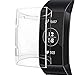 Produktbild Coseyil Schutzhülle aus Silikon Smartwatch Armband Transparent Anti-Fallen Bruchsicher Weich für Fitbit Charge 3