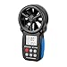 Produktbild Footprintse HoldPeak Digital Anemometer Thermometer Windgeschwindigkeitsanzeige Meter Windmeter-Farbe: schwarz