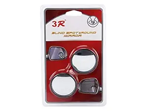 Carex Universal Plastic Rear View Round Blind Spot Mirror for Cars