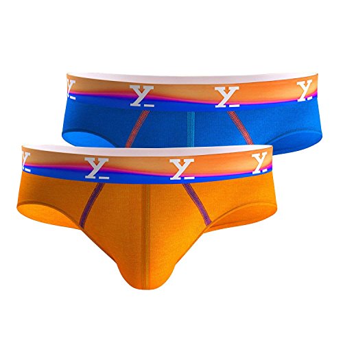 XYXXMen's Micro Modal Briefs - Dynamo Underwear for Men with No-Marks Waistband - Ultra-Light, Antimicrobial, Moisture Absorbent, Innerwear with Superior Stretch