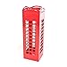 Produktbild CKB Ltd® RED Rot London Phone Box Umbrella Holder Traditonal English Telefonzelle - metall Schirmständer mit Wasserauffangschale Haken auch für Canes / Walking-Stöcke