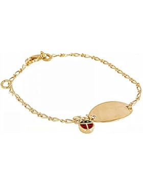 Isady – Coxy Gold - ID - Identitätsarmband Kinder TAUFE Baby Taufarmband - 18 Karat (750) Gelbgold platiert –...