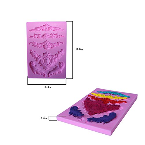 Gazechimp SILIKON AUSSTECHER Ausstechform Blatt Marzipan Fondant Deko - 3