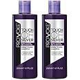 PROVOKE Touch Of Silver Brightening Purple Shampoo 200 ml, Neutralises Yellow and Orange tones, Formulated with Violet and Blue Pigments (Pack of 2)