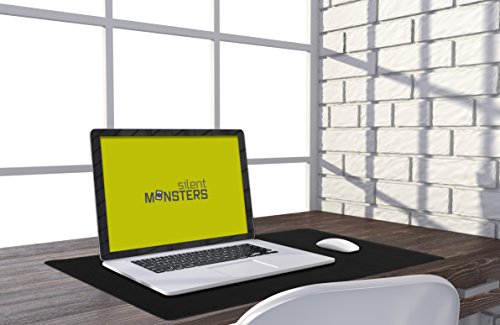 Silent Monsters Gaming und Office Mauspad (900 x 400 x 3 mm, Größe: XXL) schwarz - 4