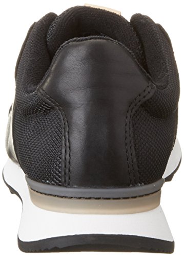 Clarks Floura Mix, Zapatillas para Mujer, Negro (Black Leather-), 40 EU
