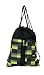 Yark Multipurpose Trendy Superlight Durable Drawstring Bag (610 Black Green Print) RS.375.00