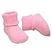 DDLBiz 3 Pair Cute Baby Girl Boy Kid Toddler Newborn Winter Keeping Warm Socks 0-3 years Anti-slip Sock Shoes (S, Pink)