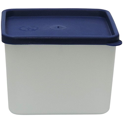 Viva-Haushaltswaren – 9x Gefrierdose für 750 ml, eckige Tiefkühldose- BPA-frei, hergestellt in Deutschland, inkl. einer Einfüllschaufel ca. 18,5 cm - 3