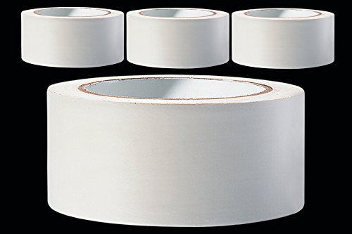 3 x PVC Schutzband glatt 50 mm PROFI Putzband 33 m weiss Putzerband Bautenschutzband Putzer Klebeband Putz Abdeckband