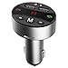 Price comparison product image Bluetooth FM Transmitter, Patuoxun In-Car Universal Wireless FM Transmitter, Hands-free Calling, 3 Playing Modes, Dual USB Ports, with 5V/2.1A USB Car Charger, TF Card Slot, USB Flash Drive Port, Grey