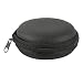 Produktbild Reißverschluss Kopfhörer Fall PU Leder Kopfhörer Aufbewahrungstasche Schutz USB Kabel Organizer, Tragbare Ohrhörer Pouch Box