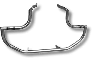 ‎BIKEMASTERSUK MOTORCYCLE PARTS & ACCESSORIES Highway Sturzbügel Motorschutz mit Fußrasten - für XVS1300 Midnight Star | V-Star 1300 | Robuster Edelstahl OH18N9 Schutz