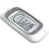 Männer Frauen Kinder 3D Schrittzähler mit Flüssigkristallanzeige der Flüssigkristallanzeige Zeit Running Multifunktionale Zähler der Entfernung von Calorie von Schritt weiß