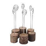 Pixnor Hochzeit Tischkarte Inhaber Tabelle Anzahl Inhaber steht für Home Party Dekoration, Holz, 6er Pack