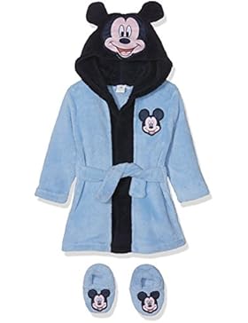 Disney Baby-Jungen Bademantel Mickey Mouse Head