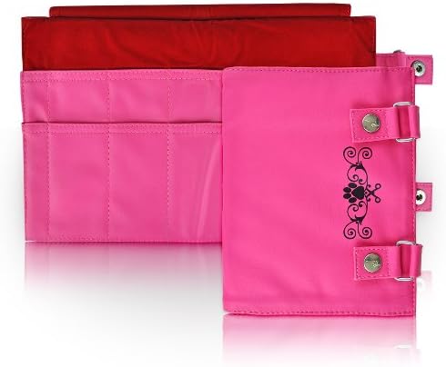 Dog Scissor Storage Clutch Roll Pink Professional Pet Grooming Tool Holder