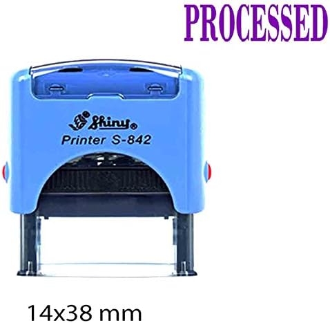 PROCESSED Shiny Self Inking Rubber Stamp Office Stationary