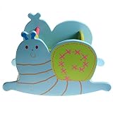 Labebe - Kinder Holz Schaukel Schnecke (Blau) - 