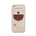 Produktbild Tailcas® 3D Fließen Flüssig Rot Wein Hülle für iPhone 6(4.7) Transparent Hart Plastic Kreative Fließen Flüssig Wein Trinkglas; Hochhackige Schuhe und Red Lippen Case Cover Hülle Tasche Handytasche Rückseite Tasche Schutzhülle für iPhone 6(4.7)