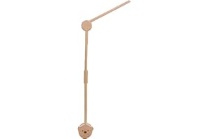 Support Mobile en Bois Support Mobile Clochettes et Jouets Suspendus Bear Design et Réglable