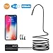 Price comparison product image Wireless Endoscope, Depstech Premium Wi-Fi Inspection Camera Waterproof Borescope 2MP CMOS Snake Camera for iPhone, Samsung, Andorid Smartphone, Tablet, PC (5m 16.4ftLong Focus) (WF020X-5M)