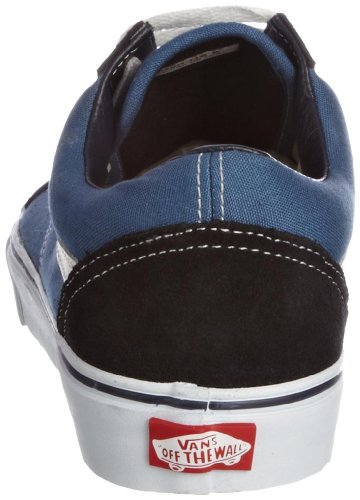 Vans U OLD SKOOL NAVY - Zapatillas de cuero unisex, Azul (Navy), 49 EU