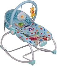 INFANTSO Baby Rocker Portable with Calming Vibrations with Music & Musical Toy 