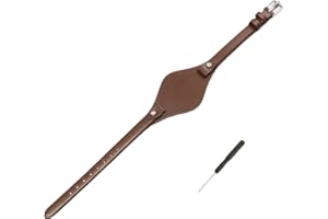 DIYNATUR Weiches Leder-Uhrenarmband, 8 mm, für Fossil ES3077 ES2830 ES3262 ES3060, 21 cm