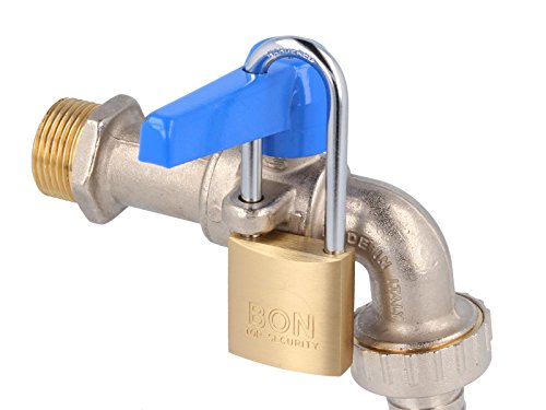 tecuro Auslaufhahn Auslaufventil Wandventil Zapfhahn 3/4″ abschließbar - 2