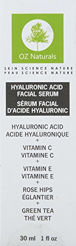OZ NATURALS–DAS BESTE Hyaluron Säure Serum für die Haut in klinischer Stärke Anti-Aging Serum. Bestes Anti-Falten-Serum mit Vitamin C + Vitamin E – Ein FACELIFT aus der Flasche, wirkt um Ihre Haut mit Feuchtigkeit zu füllen, für das jugendliche strahlende Aussehen. - 4