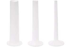 UNGROL Dabixx 3 pezzi ripieno di riempimento di plastica salsiccia tubo per carne fatta a mano smerigliatrice stuffer 5#