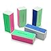 Homgaty 5pcs Manicure Product Nail Art Shiner Buffer Block 4 Ways Polish Sanding File Nail Edge