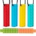 Produktbild Halskette Kauen Beißkette Beisskette für Autismus, und zahnende Kinder Kauspielzeug Kau und Beißanhänger für Jungen und Mädchen Halskette für unruhige Kinder (6pack)