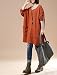 Vogstyle Women's Autumn Winter New Cotton Long Sleeve Pullover Sweater Style 2-Orange