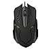 Produktbild samLIKE Gaming Maus Verdrahtete USB Optische 1200 DPI für PC Laptop Mäuse Die coolste Maus Dieses Jahr  ( Schwarz)