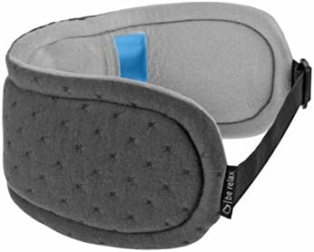 Be Relax Unisex Sleep Mask, Carbon Grey (Grey) - 1001300045