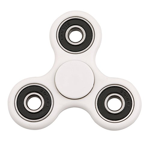 LLVogue Fidget Toys Hand Spinner Finger Toys Relieving Stress Anxiety for Children and Adult Toy Gifts (White)