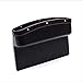 Produktbild Car Seat Seiten-Schlitz-Taschen, Premium Leder Universal Auto-Sitzablagefach Organizer Slot Catcher Organizer Box Füllt Lücken Zwischen Den Sitzen um Artikel Zu Verhindern Droping [2 Stück]