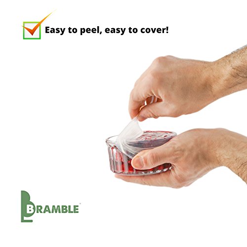 Silikon Stretch Deckel, wiederverwendbar, flexibel und um Lebensmittel frisch zu halten , geeignet für Spülmaschine, Mikrowelle und Gefrierschrank 7 teiliges Set - 3