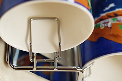 Mug holder rack Metal Rust Wall rack Coffee Glass Drying rack stand [household] Kitchen [restaurant] Senior Mug holders -A