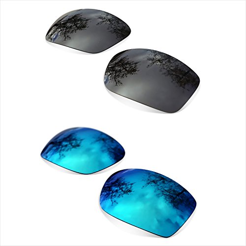 sunglasses restorer Lentes de Recambio Polarizadas para Oakley TwoFace (Black + Ice)