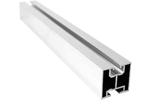 Gal Industrial Alu Solarprofil 40x40 mm Typ T | Solarschiene Aluminiumprofil 8m (4x2m) | Montageprofil Nut 8 & Nut 10 | Photovoltaik Montageschiene PV-Anlage Aluminiumprofil