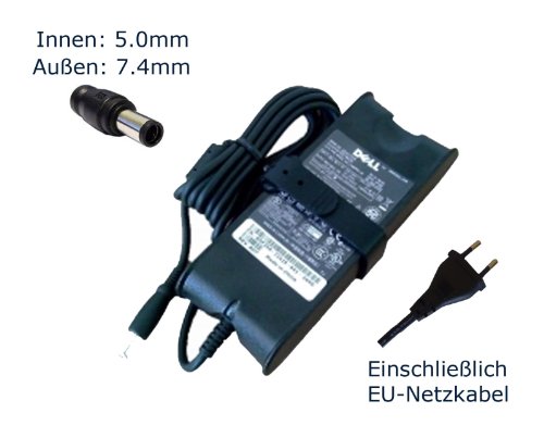 90W Netzteil Ladegerät für Dell Inspiron 1520 Notebook Ladekabel Laptop AC Adapter 19,5V 4,62A - mit Euro Netzkabel - Gewährleistung 24 Monate* "Laptop Power" TM