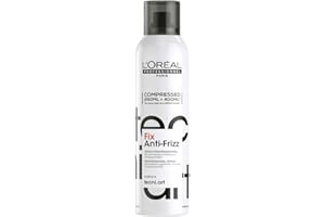 L'ORÉAL PROFESSIONNEL L'OREAL PROFESSIONNEL - Spray Coiffant Fix Anti-Frizz Tecni Art - Anti-Frisottis & Anti-Humidité - Fixation Forte 24h & Sans Résidus - Tous Types de Cheveux - 250 ml